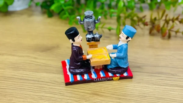 Azərbaycan Temalı Nərd Səhnəsi Miniatürü (Suvenir) – 10x8 sm - Grido hədiyyə mağazası