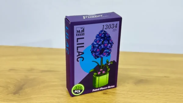 Bənövşəyi Yasəmən Lilac Gül Konstruksiya Dəsti Dekor Qablı 326 Hissə - Grido hədiyyə mağazası