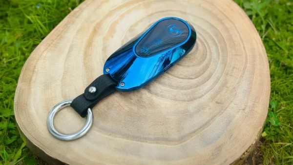 BMW Dizayn Elektron Alışqan Göy 601 – USB Şarjlı Açar Brelok, Küləyə Davamlı Elektrikli Lighter (Blue Metal) - Grido hədiyyə mağazası