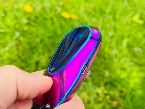 BMW Dizayn Elektron Bənövşəyi Alışqan 601– USB Şarjlı Açar Brelok, Windproof Elektrikli Lighter (Rainbow Metal) BMW Dizayn Elektron Bənövşəyi Alışqan 601– USB Şarjlı Açar Brelok, Windproof Elektrikli Lighter (Rainbow Metal) - Grido hədiyyə mağazası