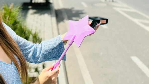 Card Wand – Sehrli Kart Çubuğu Bənövşəyi - Grido hədiyyə mağazası