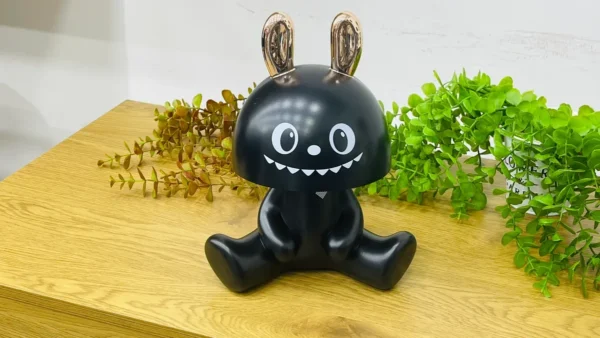 Dovşan Formalı Qara Bluetooth Səsucaldıcılı Çətirli Lampa - Grido hədiyyə mağazası