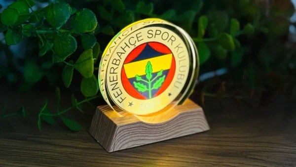 Fenerbahçe Loqolu LED Kürə İşıq - Grido hədiyyə mağazası