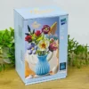 Flowers Building Blocks – Dekorativ Çiçək Buketi Mavi 680 Hissə - Grido hədiyyə mağazası
