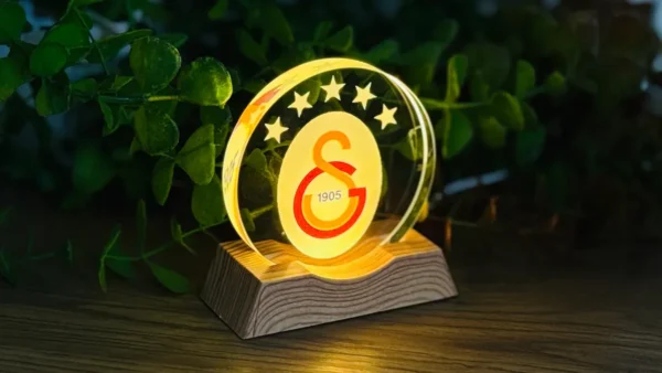 Galatasaray Loqolu LED Kürə İşıq - Grido hədiyyə mağazası