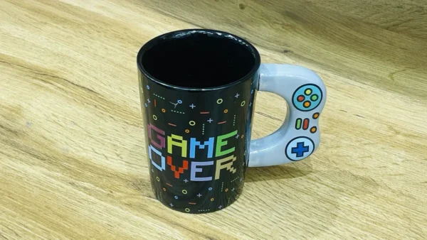 Game Over Dizaynlı Keramika Fincan - Grido hədiyyə mağazası