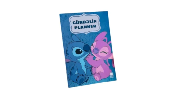 Gündəlik Planner – Stitch Dizayn (Sevimli, Cartoon) - Grido hədiyyə mağazası