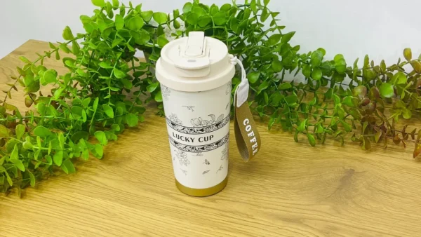 Gündəlik Termos 520 Ml Qara Çiçək - Grido hədiyyə mağazası