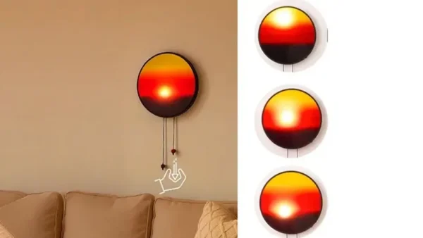 Günəş Effektli Divar Lampası – Sunset Mood Light (25 sm) - Grido hədiyyə mağazası
