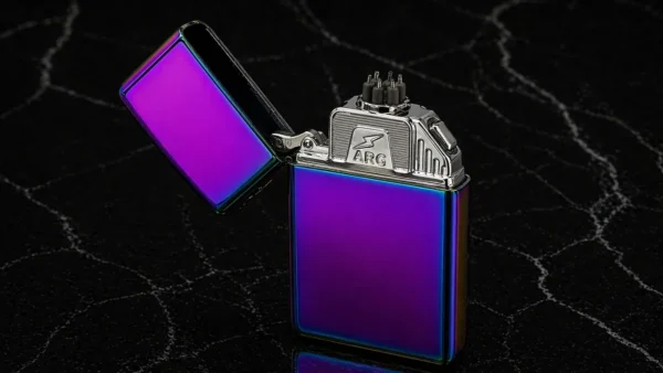 Hədiyyəlik Bənövşəyi 616 USB Şarjlı Elektron Alışqan , Küləyə Davamlı Metal Çaxmaq - Grido hədiyyə mağazası