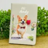 Hi Andy Gül Corgi Dizaynlı Bloknot - Grido hədiyyə mağazası