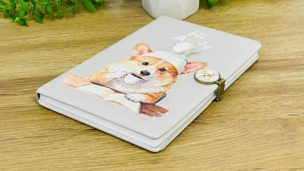 Hi Andy Kofe Corgi Dizaynlı Bloknot - Grido hədiyyə mağazası
