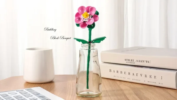 Hibiscus Gül Konstruksiya Seti Təkli 50 Hissə 360-29 - Grido hədiyyə mağazası