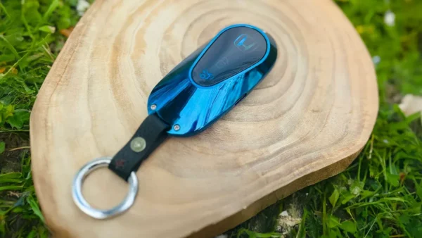 Honda Dizayn Elektron Alışqan Göy 601 – USB Şarjlı Açar Brelok, Windproof Elektrikli Lighter (Blue Metal) - Grido hədiyyə mağazası
