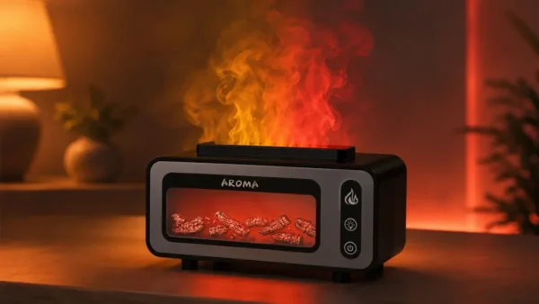 Kamin Effektli Aroma Qara Diffuzor - Grido hədiyyə mağazası