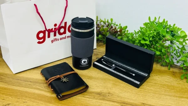 Klassik Gentleman Qara Hədiyyə Seti Bəy Üçün Gift Box - Grido hədiyyə mağazası