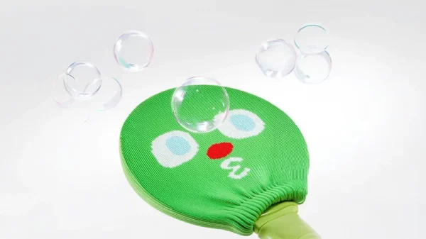 Köpük Tenis Dəsti Bubble Yaşıl - Grido hədiyyə mağazası