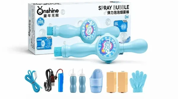 Köpük Tüstü Topu Aparatı Bubble Aparat Əlcəkli Mavi Lucky - Grido hədiyyə mağazası