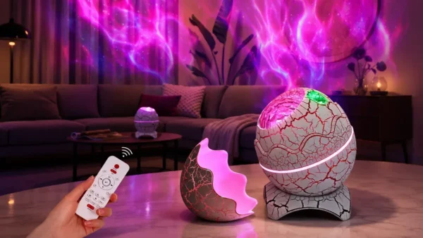 Kosmik Yumurta Galaxy Proyektoru – Pultlu Gecə Lampası - Grido hədiyyə mağazası