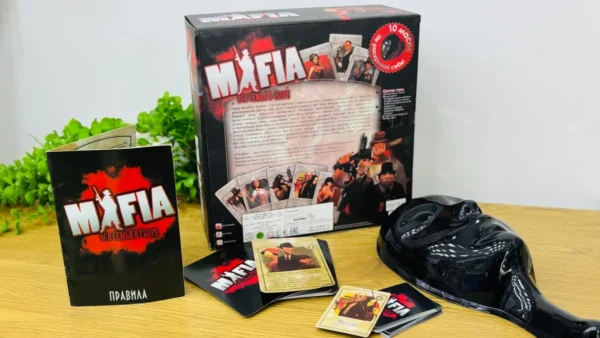 Mafia Stolüstü Oyun Dəsti (10 maska) - Grido hədiyyə mağazası