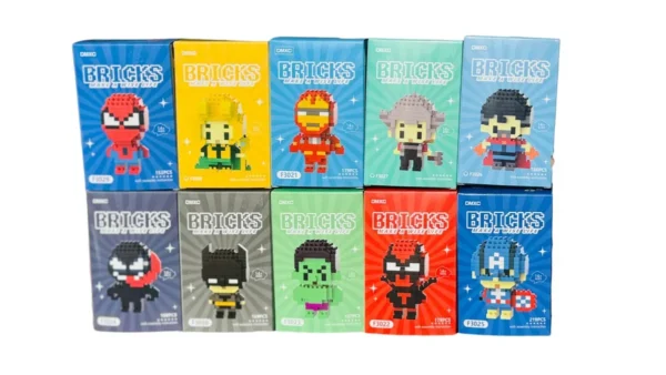 Marvel Konstruksiya Fiqurları (10 Model Seçimli) - Grido hədiyyə mağazası