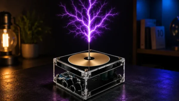 Masaüstü Tesla Coil 10 Bobini Elektrik İldırımı - Grido hədiyyə mağazası