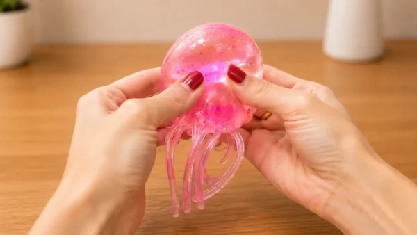 Meduza Squishy Çəhrayı Nee Doh Antistress Oyuncağı - Grido hədiyyə mağazası