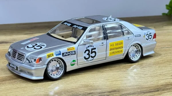 Mercedes-Benz AMG Boz Yarış Modeli – Metal Maket - Grido hədiyyə mağazası