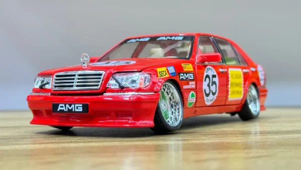 Mercedes-Benz AMG Qırmızı Yarış Modeli – Metal Maket - Grido hədiyyə mağazası
