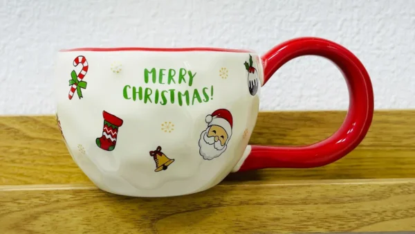 Merry Christmas Qırmızı Ağ Fincan Yeni il - Grido hədiyyə mağazası