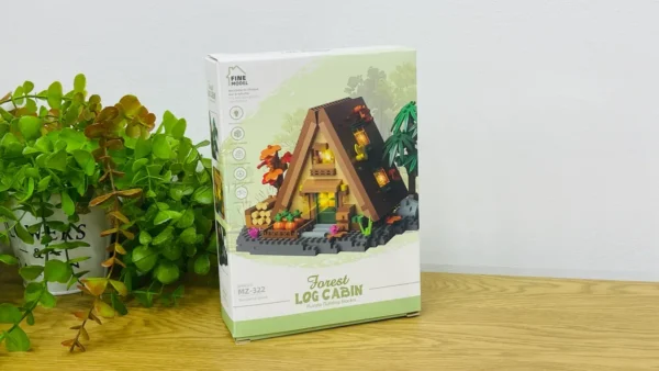 Meşə Evi Konstruksiya Dəsti (Forest Log Cabin MZ 322) – 300+ hissə - Grido hədiyyə mağazası