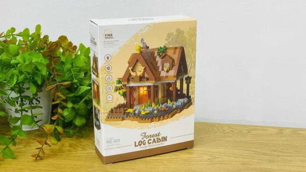 Meşə Evi Konstruksiya Dəsti (Forest Log Cabin MZ 323) – 300+ hissə - Grido hədiyyə mağazası