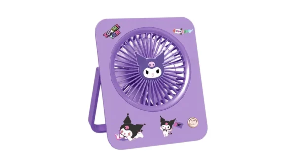 Minimal Mini Masaüstü Fan Bənövşəyi Kuromi XJD246 - Grido hədiyyə mağazası