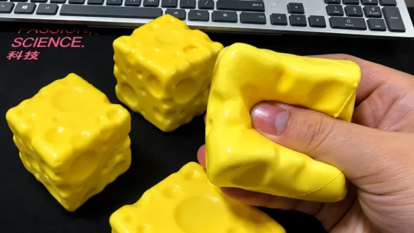 Pendir Formalı Squishy Yumşaq Oyuncaq 1 Ədəd – Pendir Ətirli Stress Oyuncağı - Grido hədiyyə mağazası