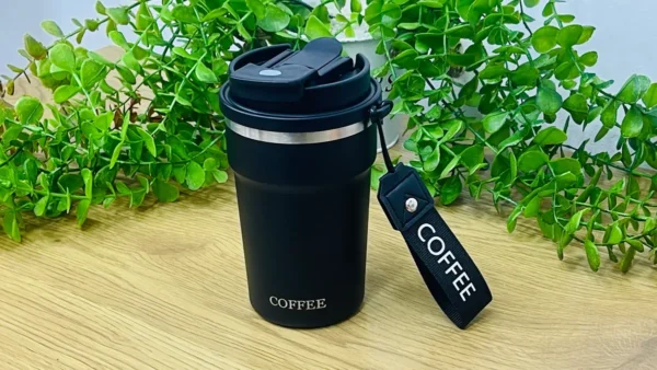 Qara Rəngli Termos Fincan 400 ml - Grido hədiyyə mağazası