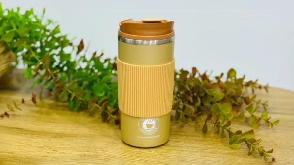 Qəhvəyi Premium Termos Rezinli 500 ml 1738 - Grido hədiyyə mağazası