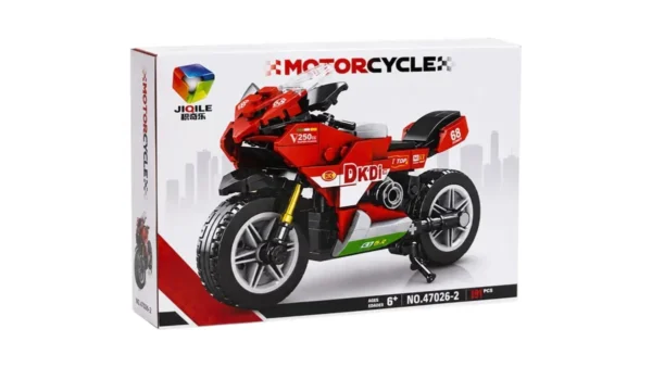 Qırmızı Sport Motosiklet Konstruksiya Dəsti 191 Hissə Jiqile - Grido hədiyyə mağazası