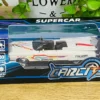 Retro Cabrio Metal Model Maşın – Ağ (11 sm) - Grido hədiyyə mağazası