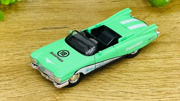 Retro Cabrio Metal Model Maşın – Yaşıl (11 sm) - Grido hədiyyə mağazası