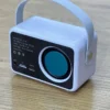 Retro Dizaynlı Bənövşəyi FM Radiolu Bluetooth Mini Səsucaldıcı - Grido hədiyyə mağazası