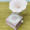 Retro Qramofon Dizaynlı Çəhrayı İşıqlı Bluetooth Dinamik - Grido hədiyyə mağazası