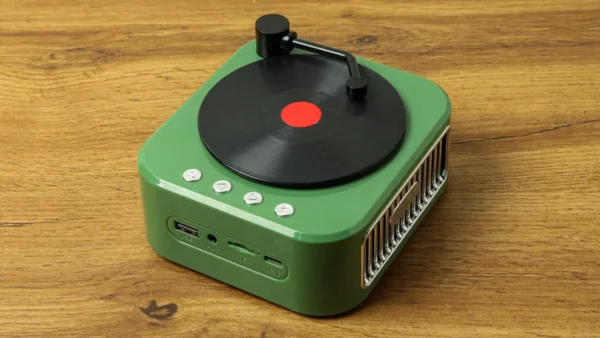Retro Vinil Stilində Bluetooth Dinamik - Grido hədiyyə mağazası