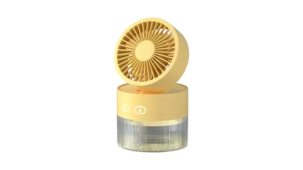 Sarı Su Spreyli Mini Ventilyator Fan - Grido hədiyyə mağazası