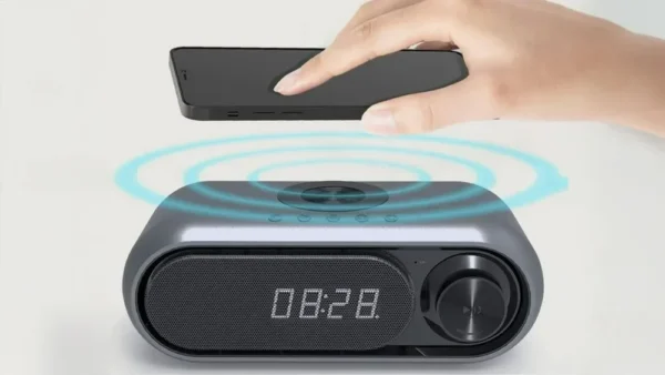 Simsiz Şarjlı Bluetooth Dinamik və Rəqəmsal Masaüstü Saat - Grido hədiyyə mağazası