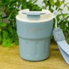 Sitarayuri Paslanmaz Polad Termos Kupa Mavi– Daşıma Kəmərli (290 ml) - Grido hədiyyə mağazası
