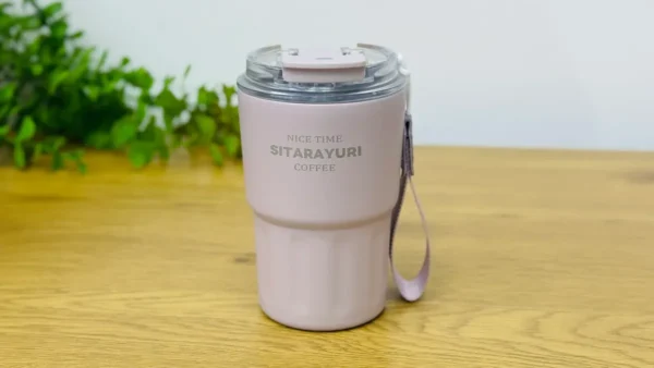 Sitarayuri Termos Bənövşəyi Kofe Stəkanı – 360 ml - Grido hədiyyə mağazası