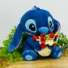 Stitch Oyuncağı Qucağında Güllərlə – 30 sm - Grido hədiyyə mağazası