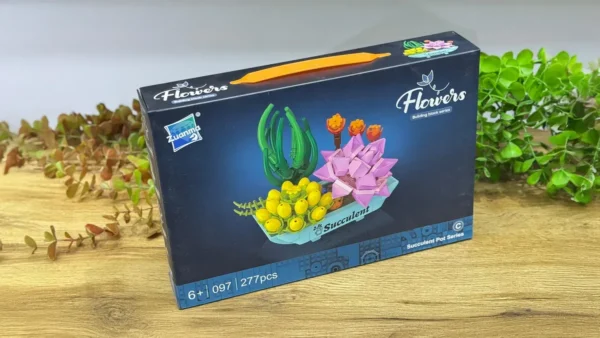 Sukulent Kompozisiyası – Konstruksiya Seti 277 Hissə - Grido hədiyyə mağazası