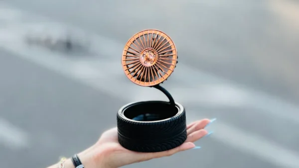 Təkər Dizaynlı Mini Fan - Grido hədiyyə mağazası