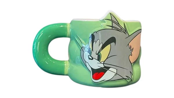 Tom & Jerry Yaşıl Tom Keramika Fincan - Grido hədiyyə mağazası